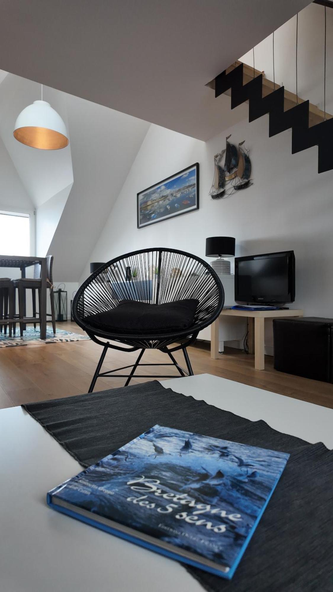 **La Bretonnerie, Bel Appartement De Standing Concarneau Bagian luar foto